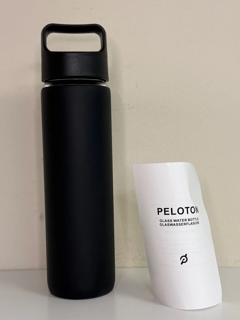 NWT - Peloton Glass Water Bottle, 16oz